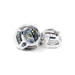 ZPAN Soczewka Projekcyjna Bi-LED do Reflektora Samochodowego, 3 cale, 43W, 9000 Lumenów, 5500K, 12V, Uniwersalna - Pojazd i części