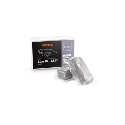 ADBL Clay Bar Grey, 2 x 50g, Dur, Argilă de Detailing Auto, Elimină Contaminanții, Rășinile, Smoala, Praf de Drum, Depuneri Minerale