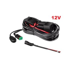 Cablaj 12V cu întrerupător și releu pentru lumini LED, până la 288W - Lumini auto
