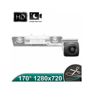 HD 1280x720P 170 fokos széles látószögű tolatókamera Starlight Night Vision-nal Skoda Octavia 2 (2004 - 2008) és Octavia 3 Hatchback modellekhez - Tolatókamera