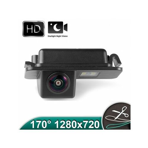 Cameră marșarier HD 170 grade cu Starlight Night Vision pentru Ford Kuga, Focus, Fiesta, Mondeo, C-Max, S-Max, Galaxy