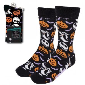 Nightmare Before Christmas Jack Pumpkin Socks, 36-43 EU, Multicolor