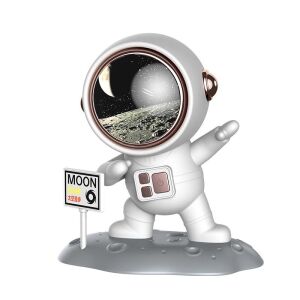 Boxa portabilă Bluetooth MoonVibe cu design de astronaut, alb. - Boxe Portabile