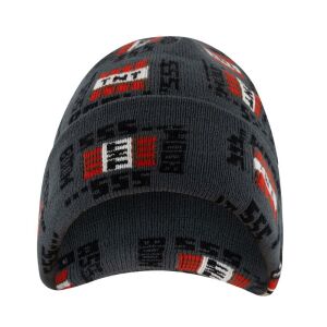 Minecraft TNT Boom sivá zimná čiapka, veľkosť 54 - Detské čiapky, súpravy