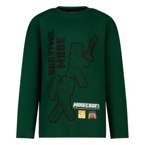 Bluză verde Minecraft Survival Mode, mărimea 134 121938400 - Minecraft