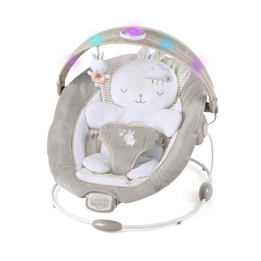 E-shop Ingenuity Vibračná detská stolička s melódiami a svetlom Twinkle...