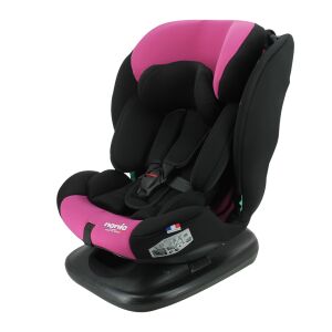 NANIA Pictor Pink car seat for children 40-150 cm, angled view - Stroller and Car Seat
