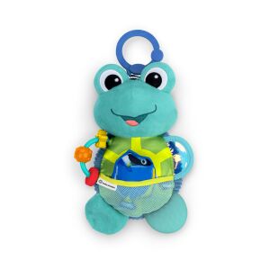 Pluszowa zabawka dla niemowląt Baby Einstein Neptune's Sensory Sidekick Żółw z pierścieniem C - Ringer