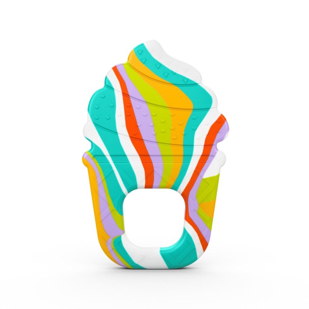 BRIGHT STARTS Gumă de mestecat din silicon Soothing Soft Serve™ 3 luni+