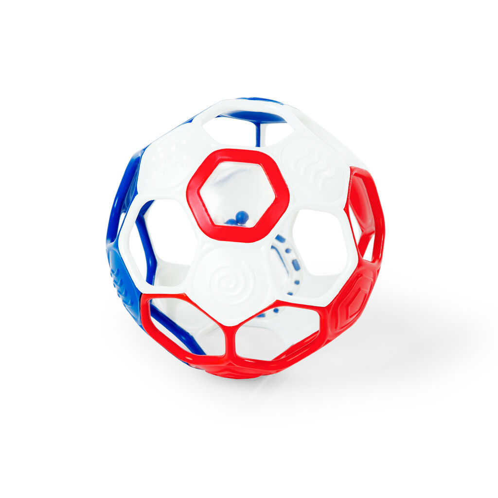 OBALL Játék Oball RATTLE GOALS 10 cm Red, White & Blue 0hó++