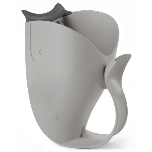SKIP HOP Moby gray shampoo rinse cup, baby bath essential