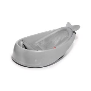 SKIP HOP Moby 3-Stage Baby Bathtub with Ergonomic Support, Grey - Baby Bathtub, Bath Stand