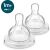 Philips AVENT Anti-colic Sauger mit langsamem Durchfluss, Größe 2, 1m+