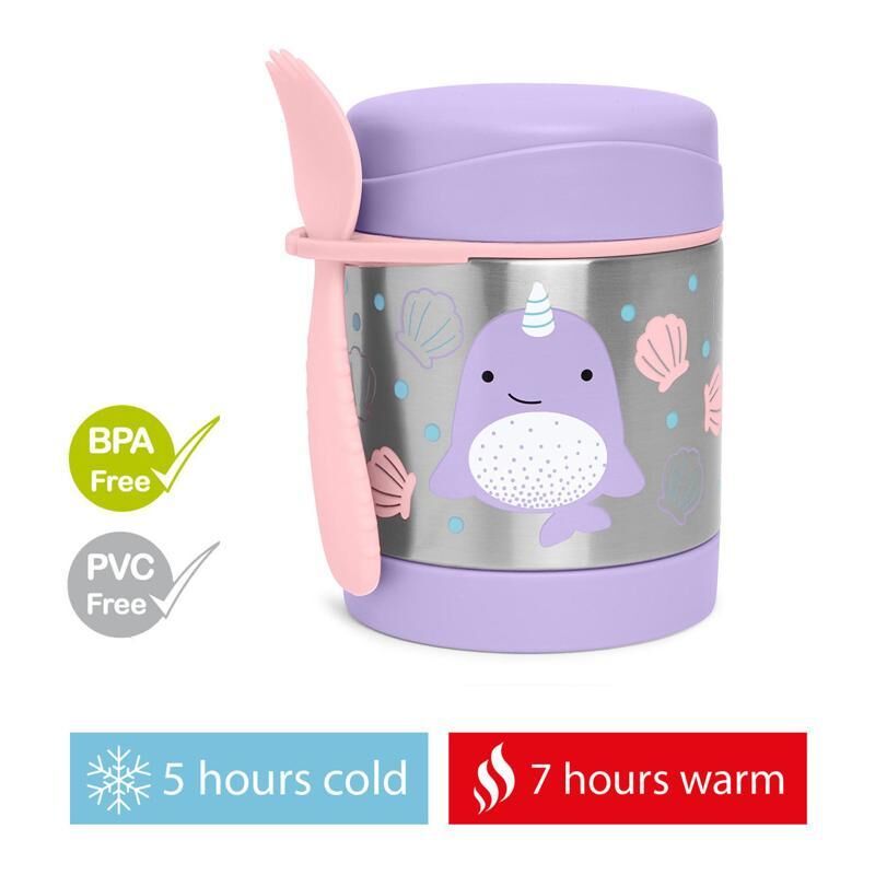 E-shop SKIP HOP Zoo Termoska na jedlo s vidličkou a lyžičkou Narval 325...