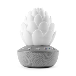 SKIP HOP sírásérzékelő baba altató, lótusz design, fehér - Skip Hop