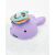 Skip Hop Zoo Narwhal bath toy with rings stacked