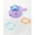 Skip Hop Zoo Narwhal ring toss bath toy in water