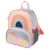 Skip Hop Spark Style Rainbow Toddler Backpack, angled view