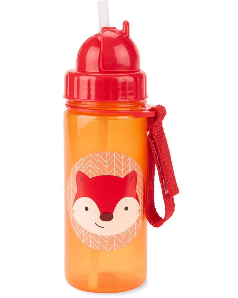 SKIP HOP Zoo Szívószálas pohár PP PVC és BPA mentes Róka 12m+