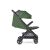 Oldalnézet az EASYWALKER Jackey2 Deep Green babakocsiról állítható kupolával