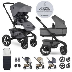 EASYWALKER Combined stroller Jimmey Iris Grey XXL AIR + RWS 121942839