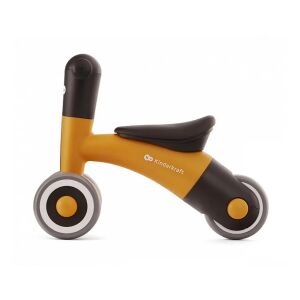 Side view of Kinderkraft Minibi Honey Yellow balance bike - Kinderkraft