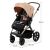 Kinderkraft Kočík kombinovaný Moov 2 3v1 Sand Beige - penové kolesá 121942126