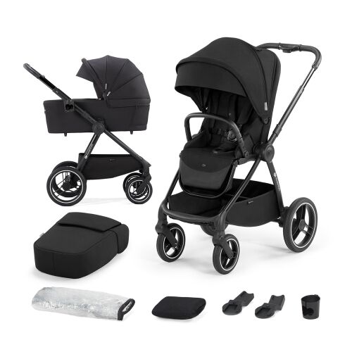 KINDERKRAFT SELECT Cărucior combinat Nea 2in1 Midnight Black, Premium 121942131