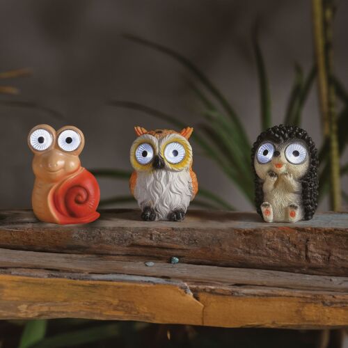 Szolár állatfigurák - 3 féle - 2 fehér LED - 8,5 cm 121951826