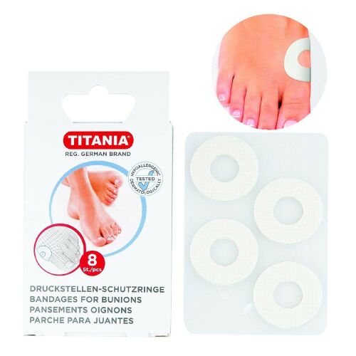 Titania Tyúkszemtakaró párna 8 db-os (nagylábujj) 5210 121952511