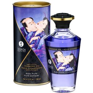 Shunga Aphrodisiac Warming Oil Exotic Fruits 100ml - rozgrzewający olejek do masażu 121954341 - Pomoc rehabilitacyjna