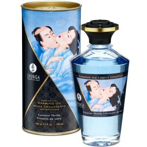 SHUNGA - KÓKUSZ ÍZŰ HŐHATÁSÚ MASSZÁZS OLAJ 100 ML 121954345 - SHUNGA Erotic Art