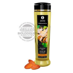 Shunga Massage Oil Organica Almond Sweetness 240ml - naturalny olejek do masażu 121954422 - Krem i olejek do masażu