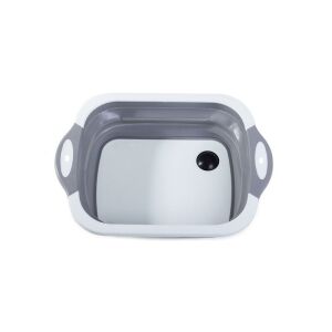 Praktikus Összecsukható Szilikon Mosogató Tálca - Vágódeszka