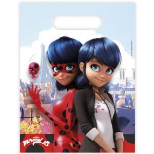 Tašky na darčeky Miraculous Ladybug, 6-dielny set, s obrázkom Ladybug a Cat Noir - Nonbrand Darčekové tašky