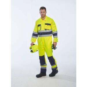 Nantes Hi-Vis overál TX55 Sárga/Navy S méret 121963425 - Munkás overál