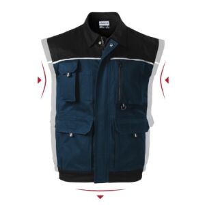 Vesta de lucru pentru barbaţi, Woody W52, Malfini Albastru 52/54 121963704 - Vesta de lucrător