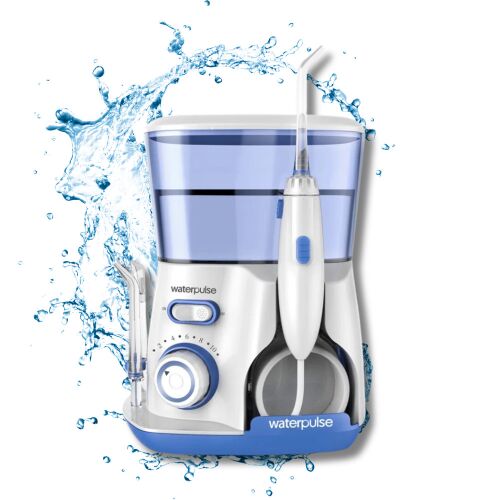 Waterpulse V300 Irigator oral, Clătire orală, Curățare dinți, Îndepărtarea plăcii dentare, Sănătatea gingiilor