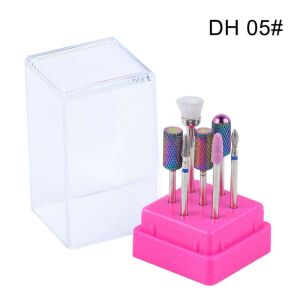 Unghii artificiale carbură curcubeu culoare slefuire cap set-DH-05 121964944 - Accesoriu pentru polizor de unghii
