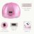 Sun X 54W UV/LED Nagellampe, rosa, mit digitalem Timer, Adapter und Sensor