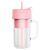 Multifunktionaler tragbarer Mixer und Trinkbecher, 340 ml - Pink 121966771