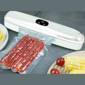 Aparat de sigilare sub vid care sigilează alimentele într-o pungă de vid - Aparate de sudură cu folie de vid, Aparat pentru preparat vafe, Friteuze, Oale electrice, Grătare de masă și Cântare de bucătărie