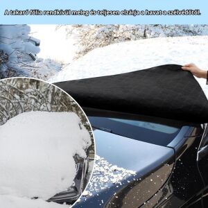 Auto-Windschutzscheibenabdeckung, die Ihr Auto vor Schnee und Eis schützt, es warm hält und Frostbildung verhindert - Windschutzdecken