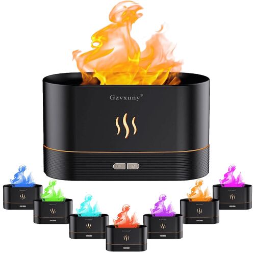 Afire Flame Effect Umidificator de aromaterapie, 180 ml - Culoare Flame