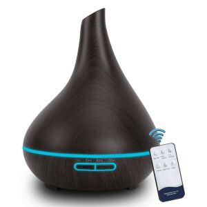 Tropfenförmiger Ultraschall-Aroma-Diffusor – Dunkles Holz 121967822 - Diffusor