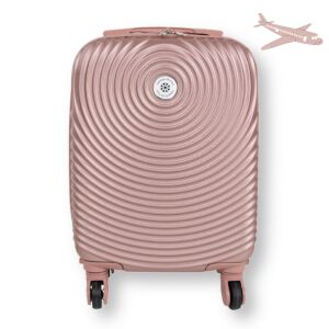 LEONARDO DA VINCI rosegold Kabinenkoffer mit 4 Rädern - Koffer