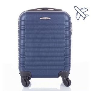 LEONARDO DA VINCI Kabinski kofer, veličina XS, ravne pruge - Tamnoplava 121968421 - Pribor za oblačenje