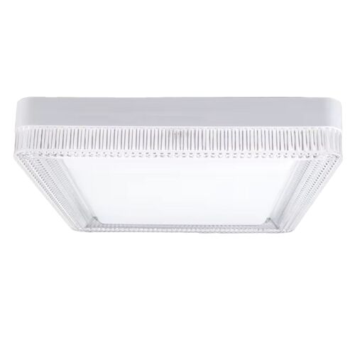 Falon Kívüli LED Panel Kwadratowy 30cm, 48W, Wzór Kryształowy, Biały Zimny Oświetlenie sufitowe