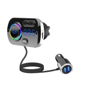 Player Mp3 auto Bluetooth cu transmițător FM și încărcător cu afișaj LED, BC49BQ
