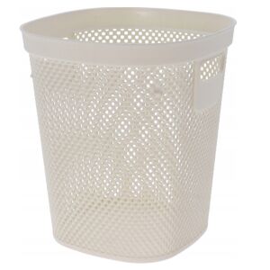 Kosz na pranie Excellent Houseware, polipropylen, 26x26x30 cm, 12,5 l, biały 121974033